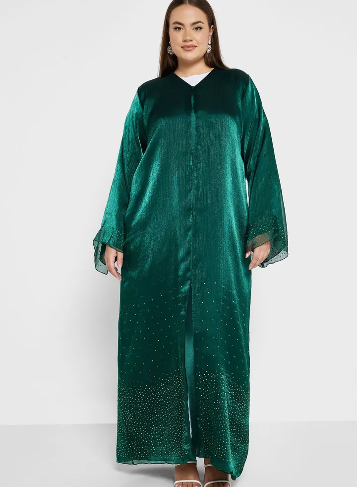 Embellished Detail Abaya