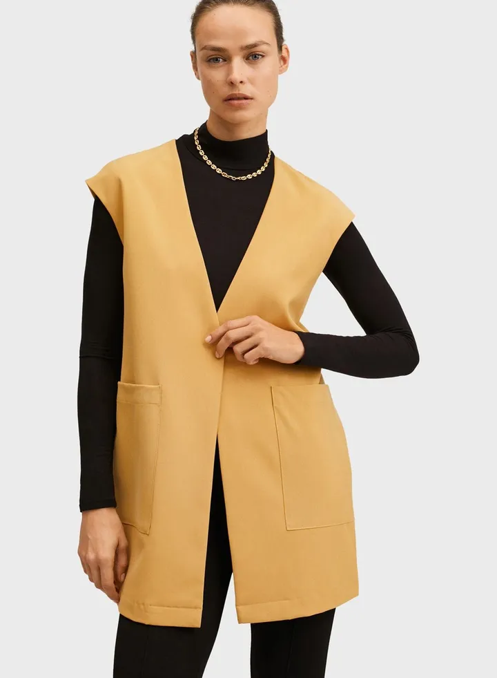 Longline Knitted Coat