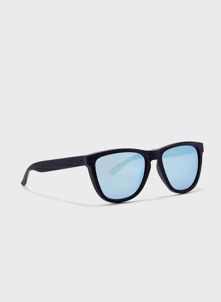 One Raw Carbon Fiber Wayfarer Sunglasses
