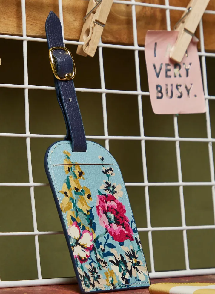 Floral Luggage Tag