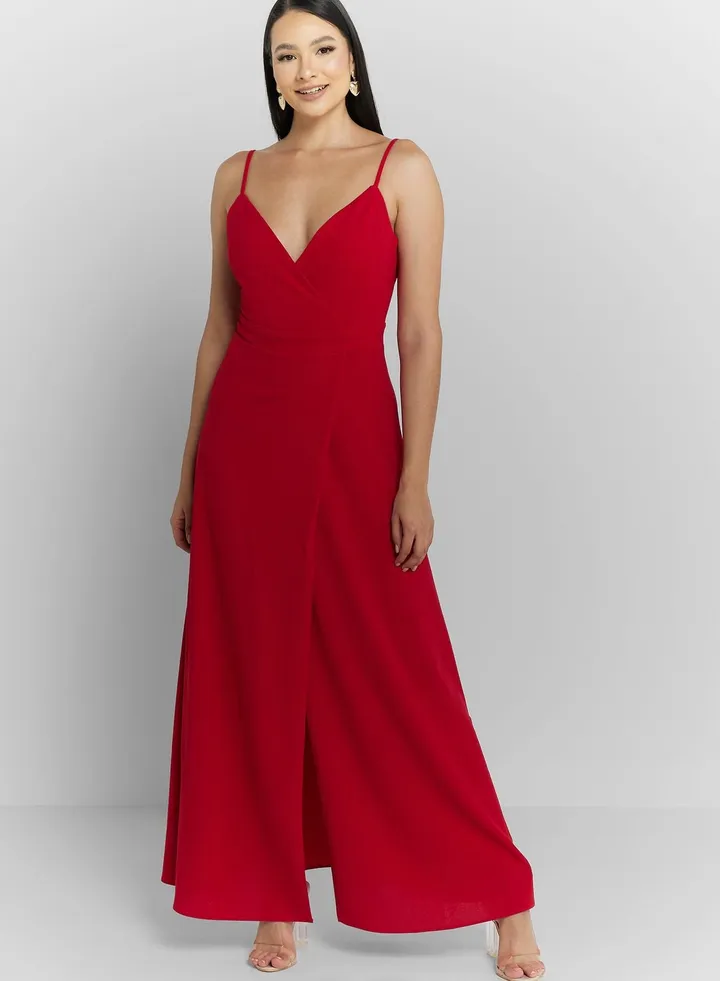Strappy Dress With Slit