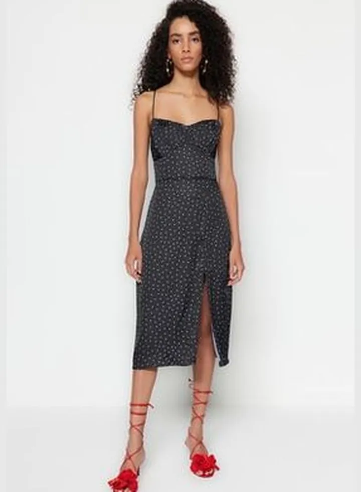 Black Strap Dress TWOSS23EL00188