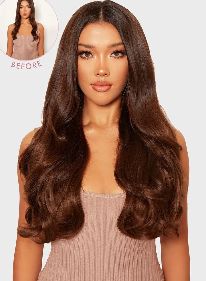 Blowdry 22inch 5piece Clip In Extensions - Chestnut