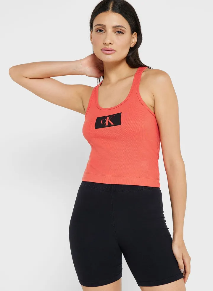 Logo Knitted Tank Top