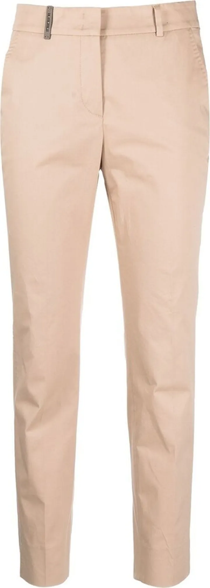 Mid-Rise Cropped Trousers