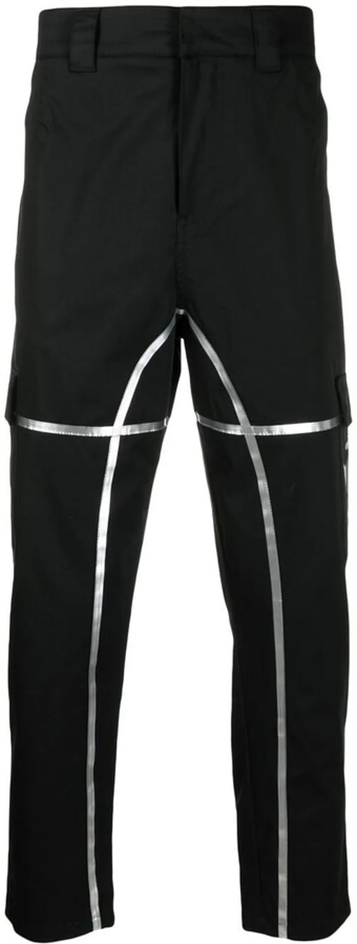 Panelled Tapered Trousers