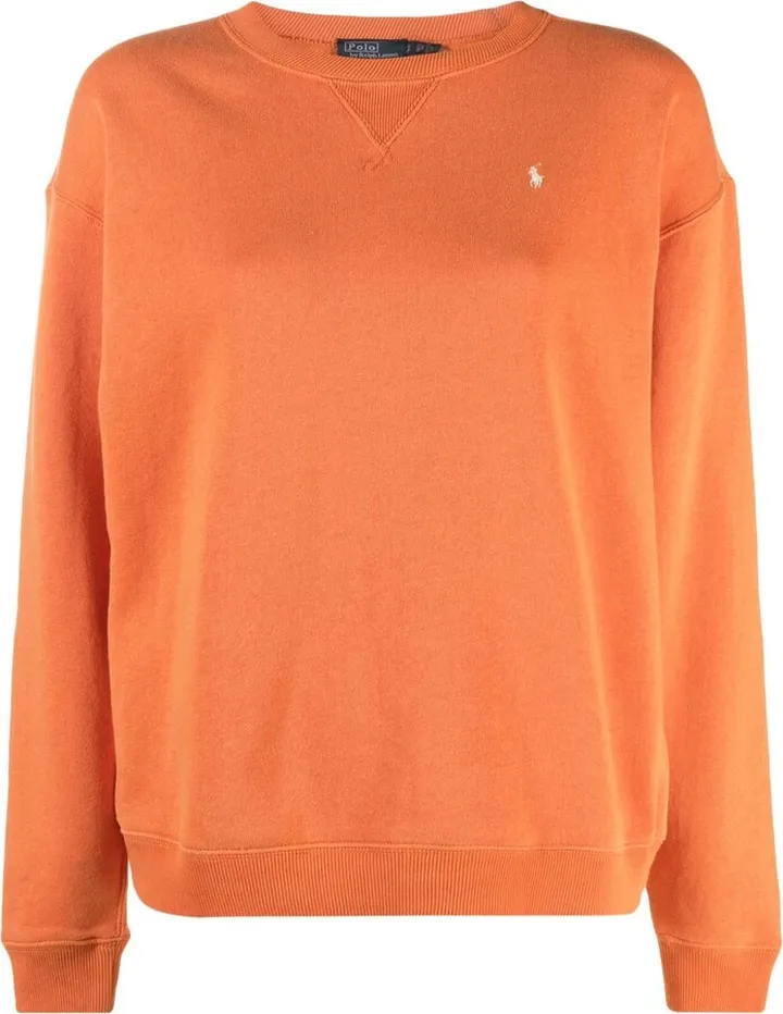 Orange Polo Pony Sweatshirt