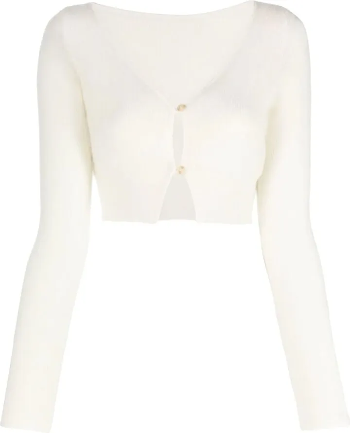 Le Cardigan Alzou V Neck Detail