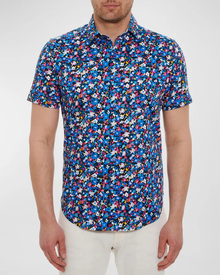 Men's Asteroid Stretch Sport Shirt