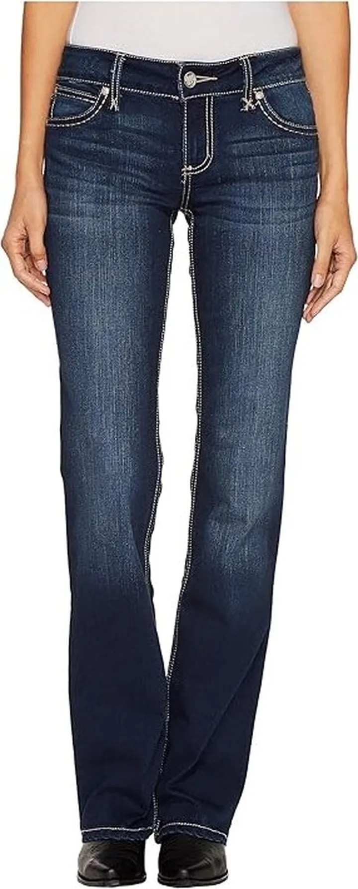 Wrangler Retro Mae Bootcut (Dark Wash) Women's Jeans