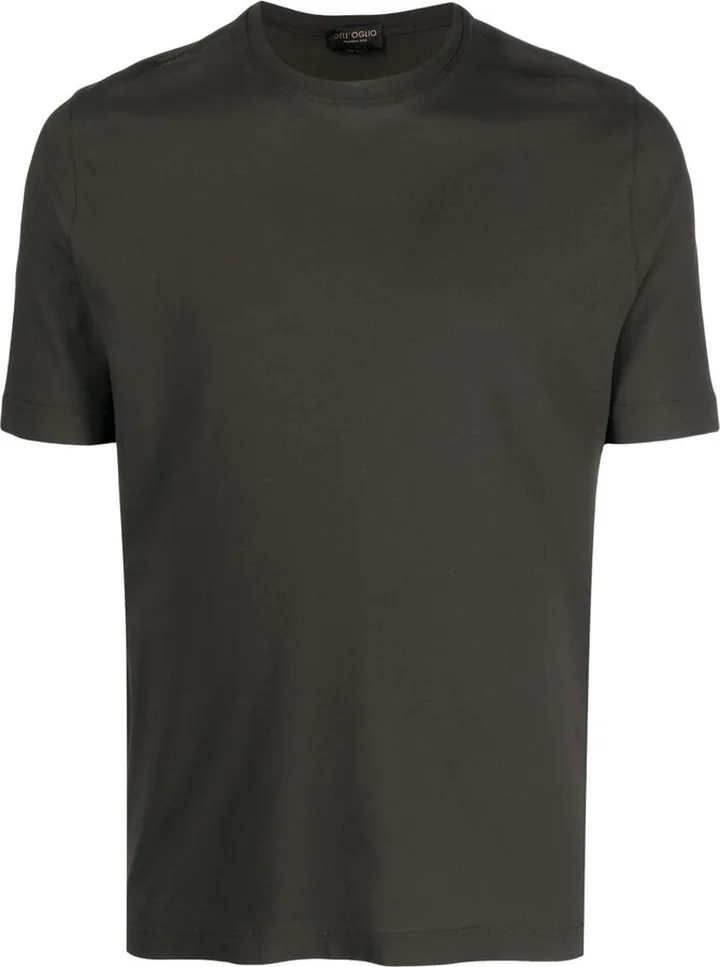 round-neck cotton T-shirt