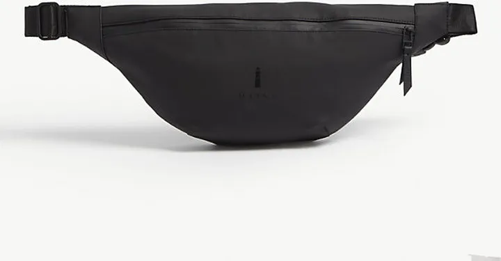 Black Water-resistant Belt bag