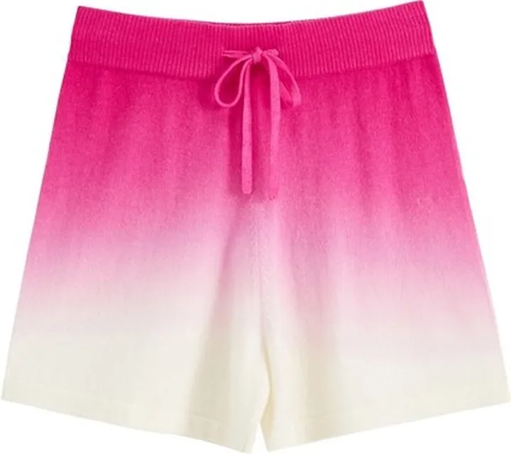 Wool-Cashmere Dip Dye Shorts