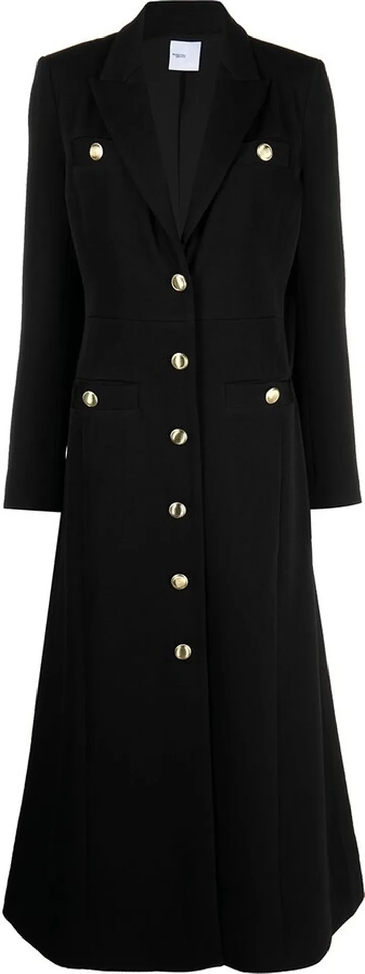 Peak Lapel Maxi Coat