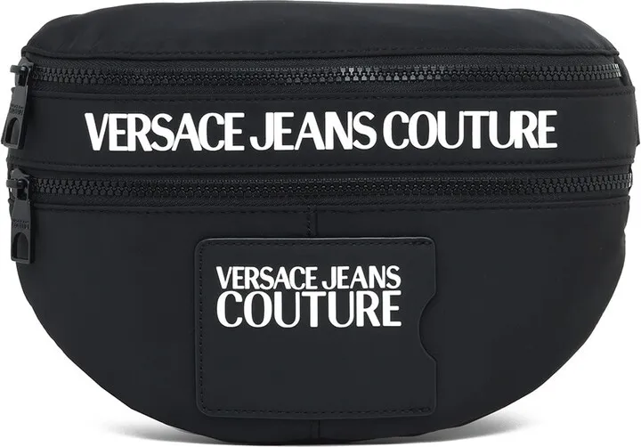 Versace Jeans Couture Fabric Sling Bag With Logo Details