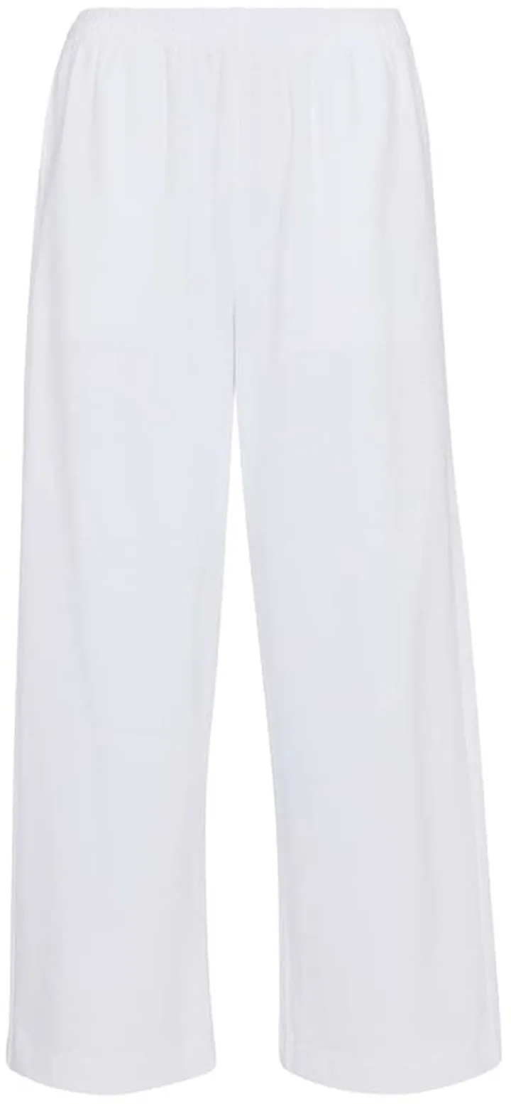 Wide-leg cotton sweatpants