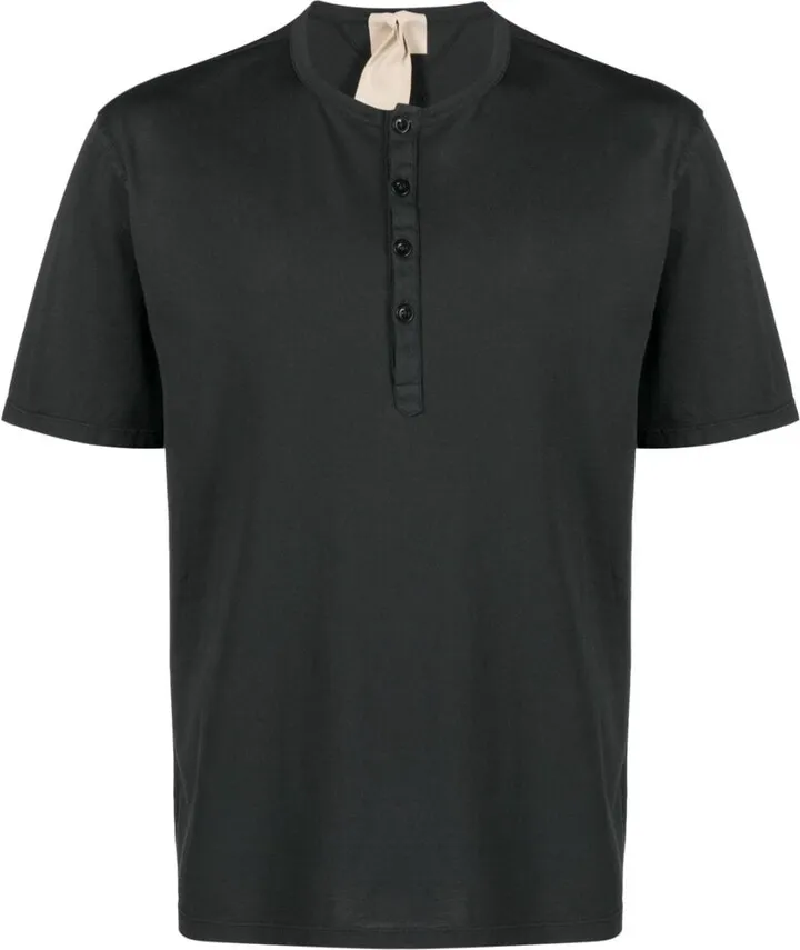 cotton Henley T-shirt