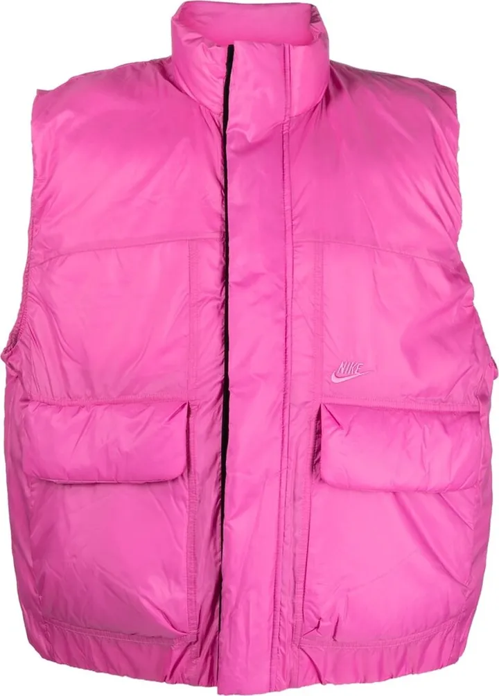 Embroidered-Logo Padded Gilet