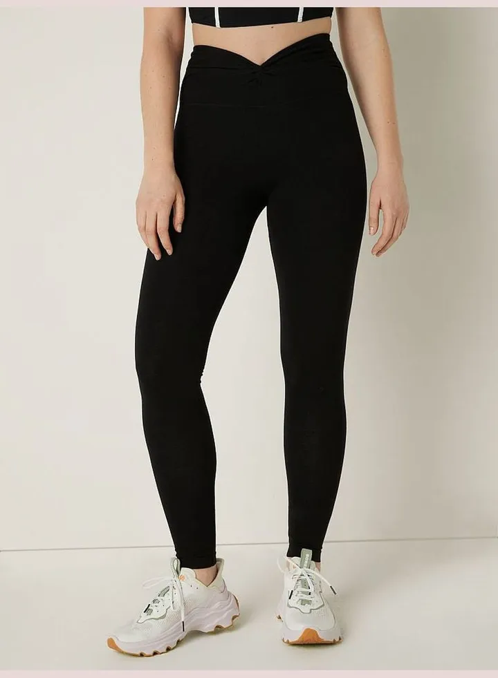 Cotton Twist Waist Leggings