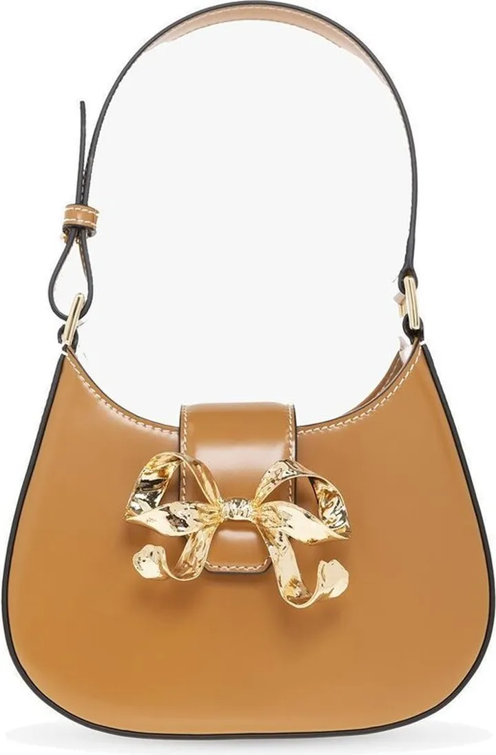 Self-Portrait Crescent Bow Mini Shoulder Bag