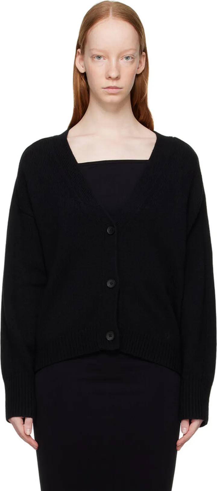 Loulou Studio Black Zanzibar Cardigan
