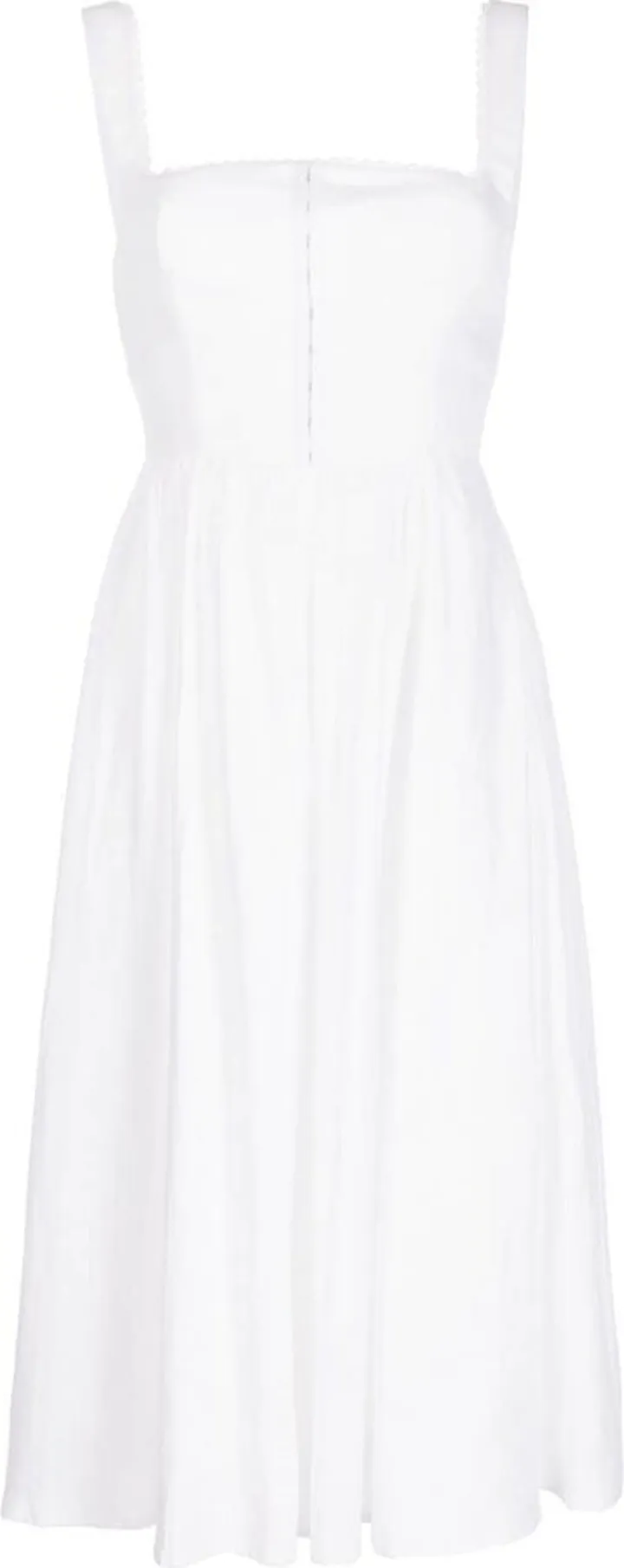 Tagliatelle linen midi dress