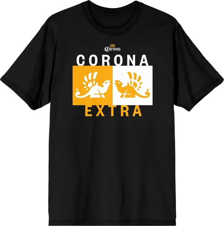 Corona Gold Griffin Icons Men’s Black T-Shirt-XL
