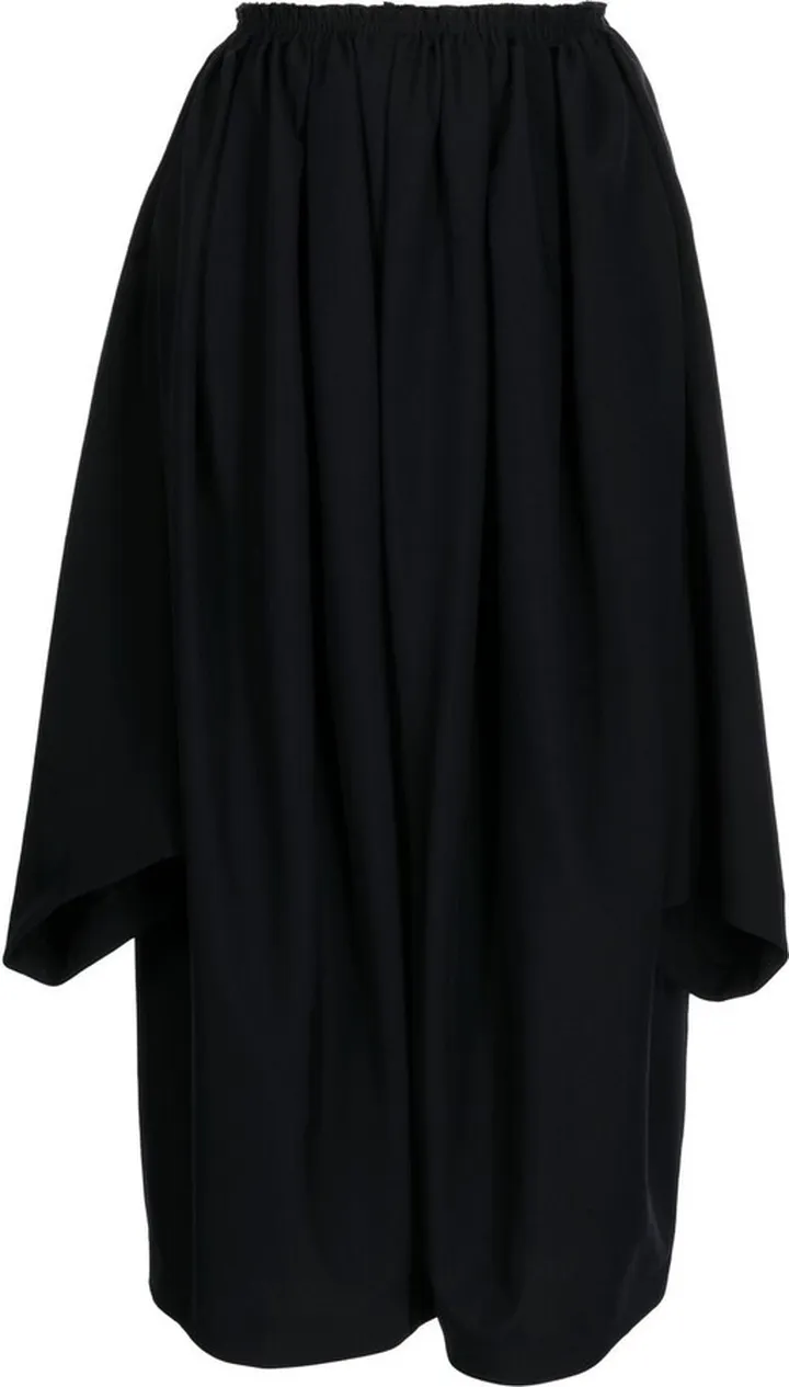 Drop-Crotch Cropped Trousers