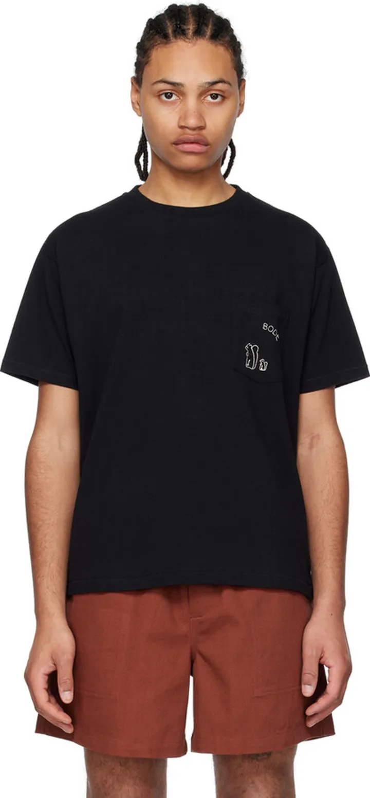 Bode Black Squirrel T-Shirt