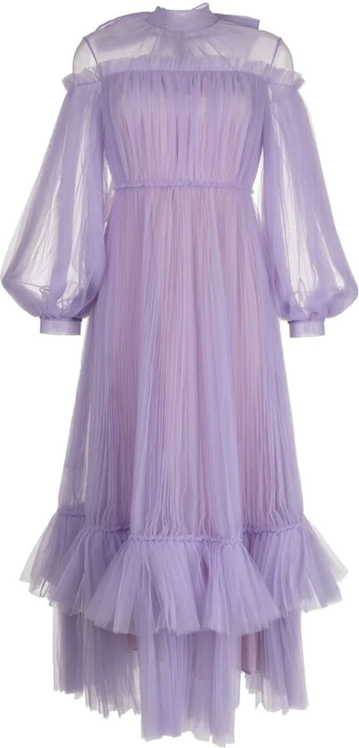 Alicia ruffled gown