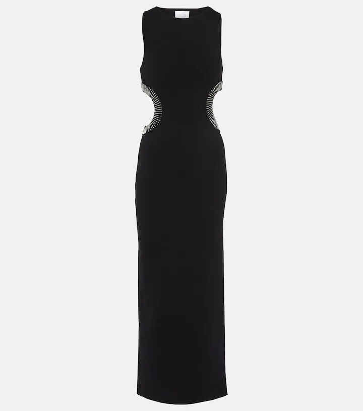 Mirrored Luna cutout maxi dress