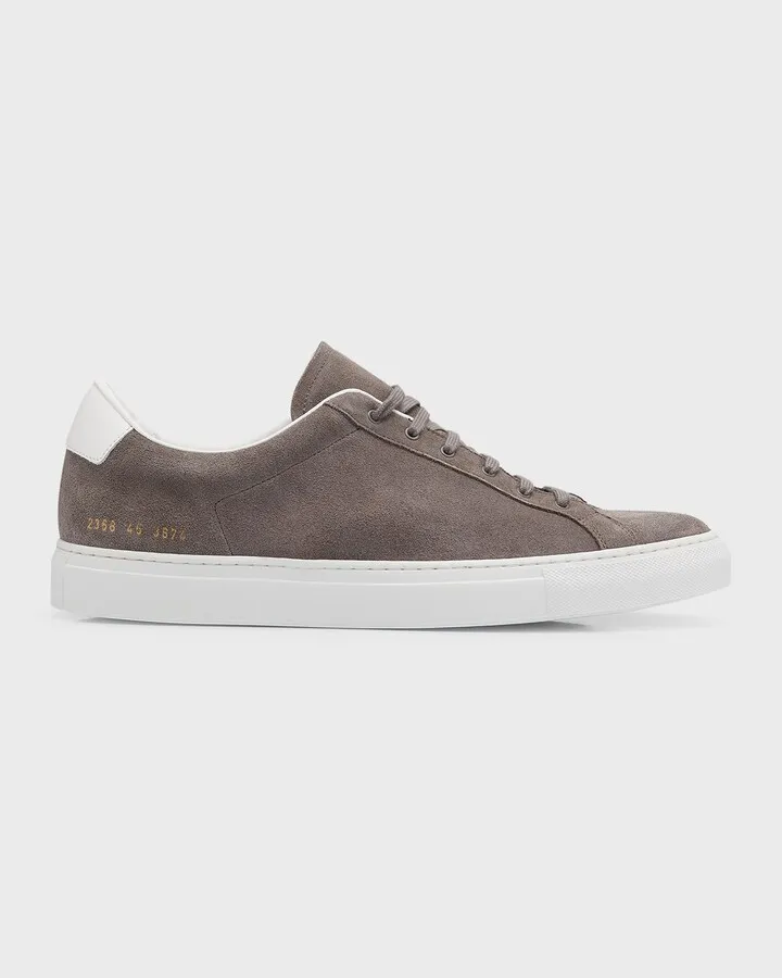 Men's Retro Suede Low-Top Sneakers