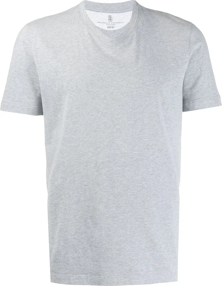 V-neck slim fit T-shirt