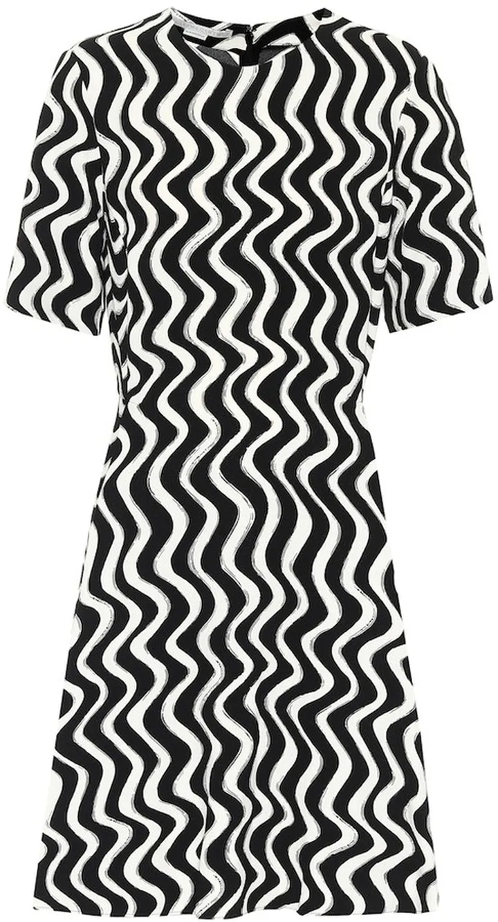 Printed cady dress