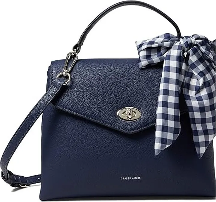 Draper James Sawyer (Navy) Cross Body Handbags