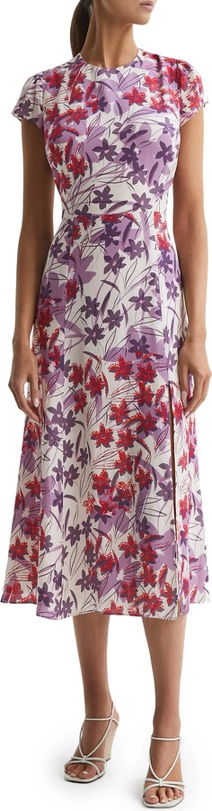 Lily Floral Midi Dress