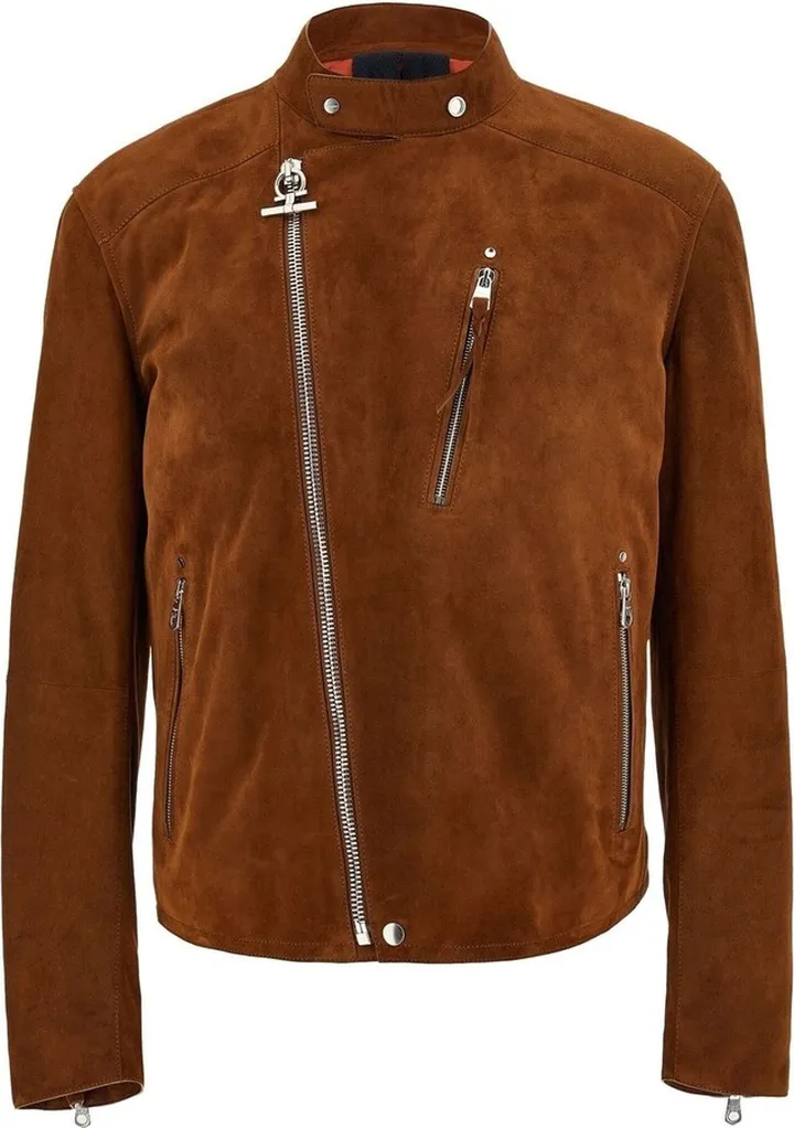 Suede Biker Jacket