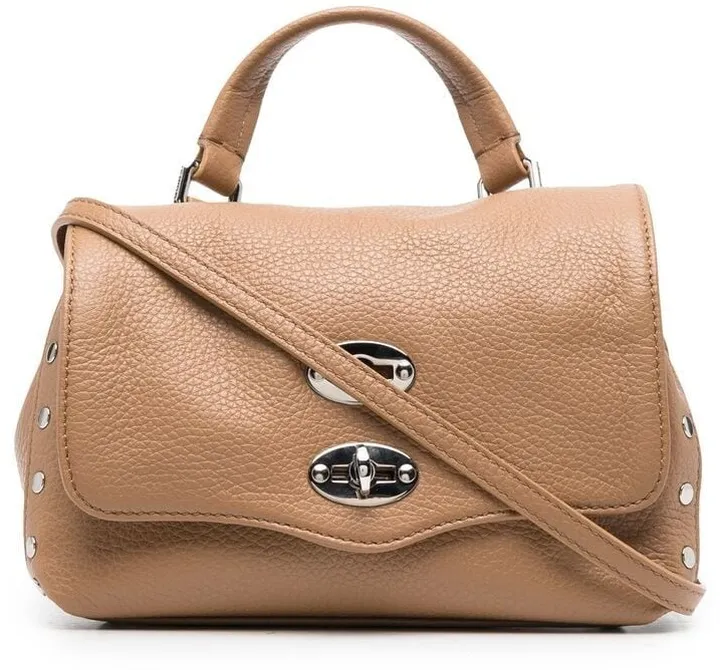 Grained Leather Tote Bag