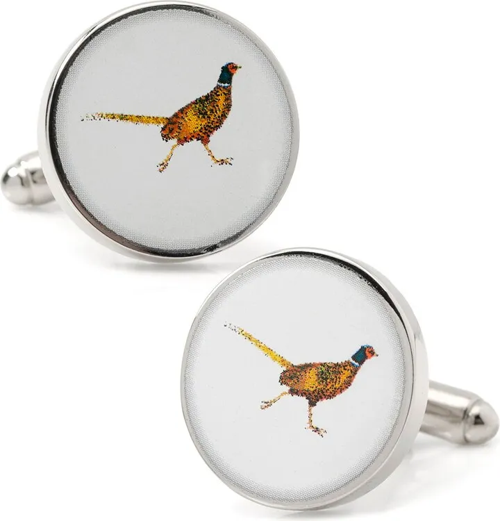 Pheasant Bird Cuff Links