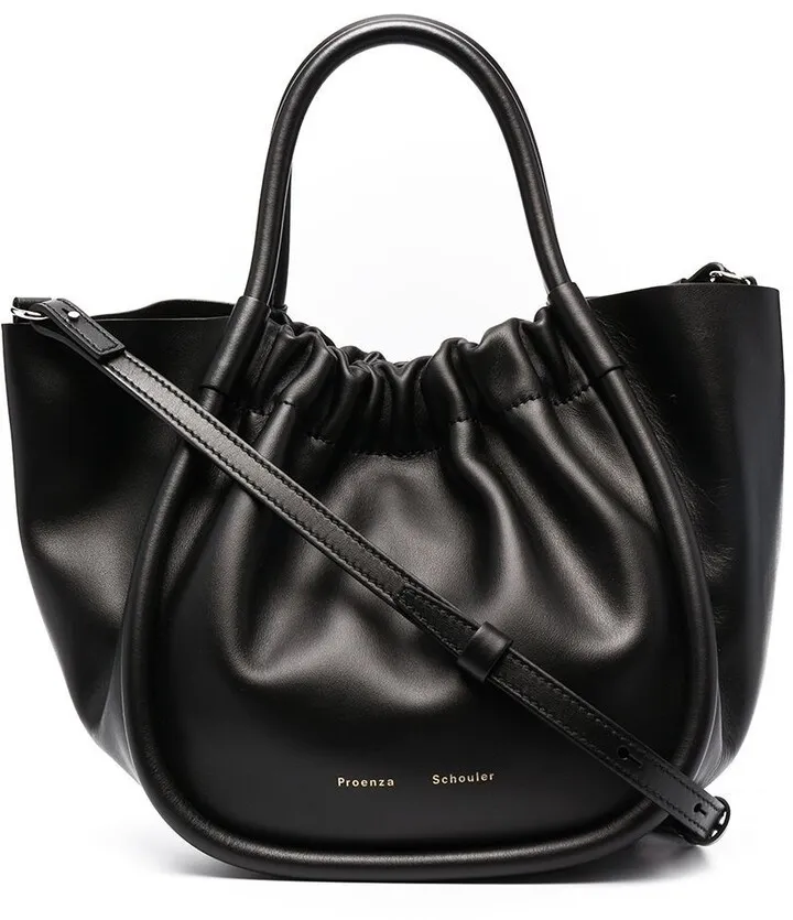 Small Ruched Tote Bag