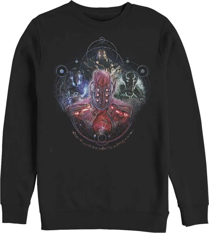 Men's Marvel Eternals Celestials Four Sweatshirt - Black - Large