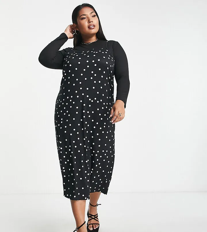 Simply Be long sleeve t-shirt in black
