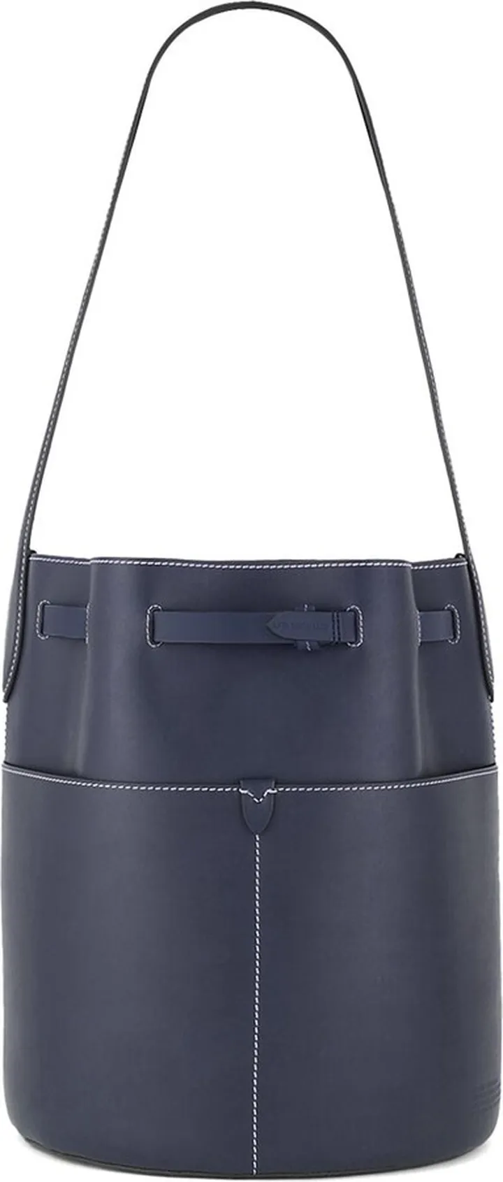 Return To Nature leather bucket bag