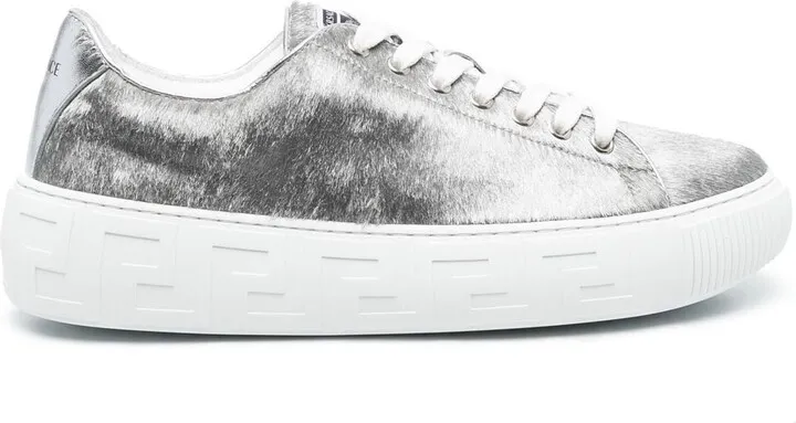 Greca low-top lace-up sneakers