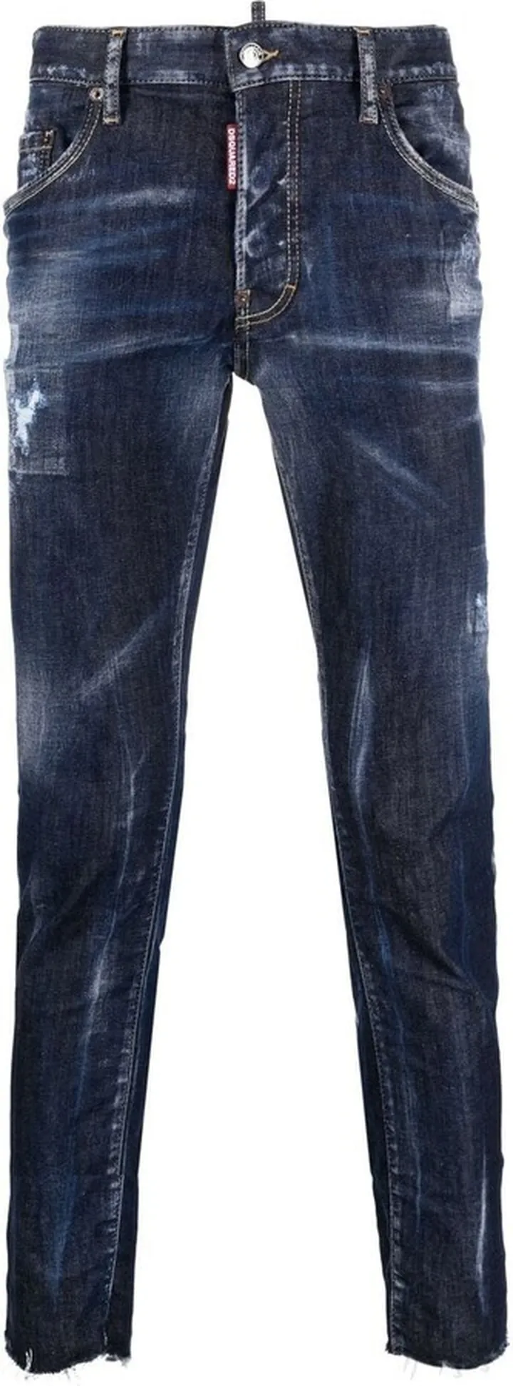 Distressed Slim-Fit Jeans