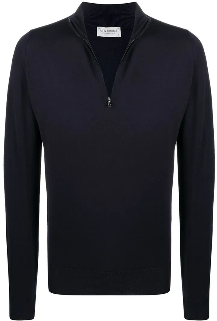 Half Zip Knitted Jumper