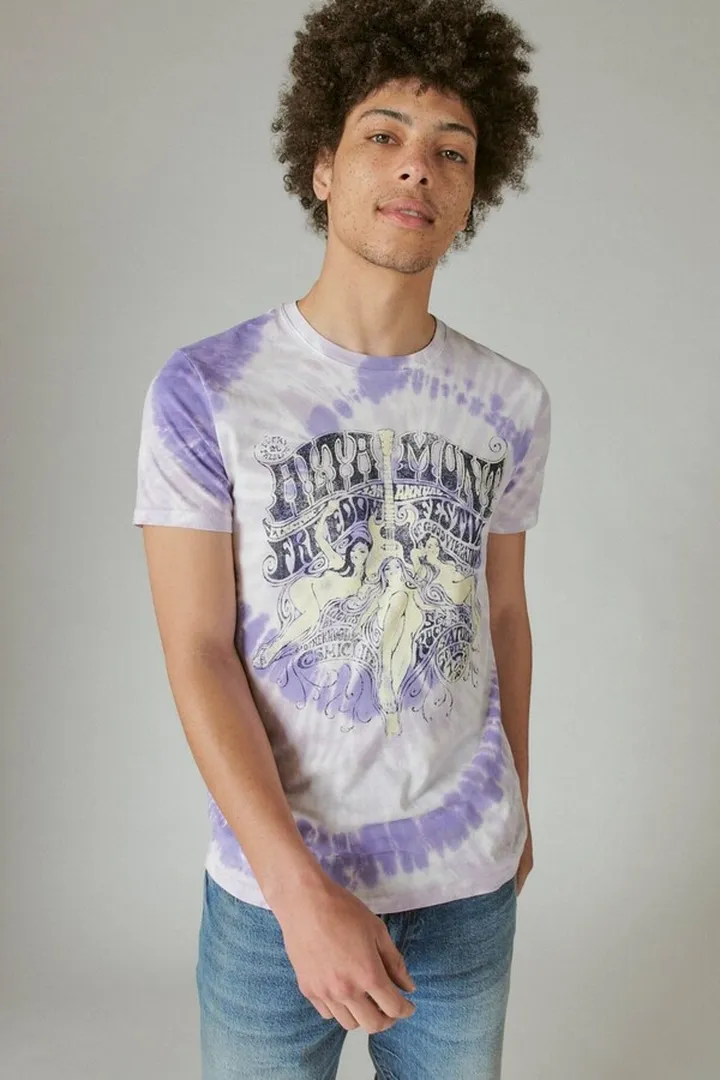 Music Festival Tie Dye Graphic Tee