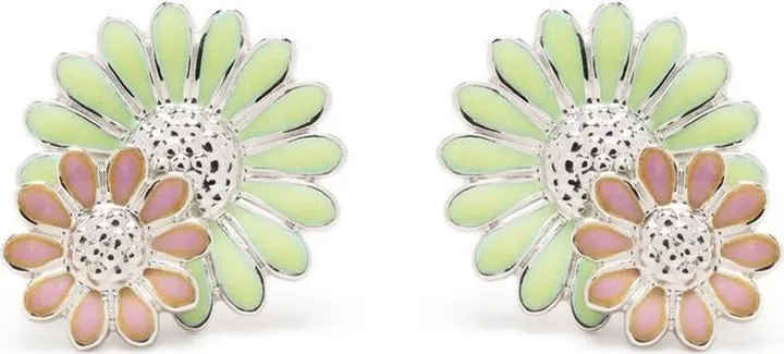 sterling silver Layered Daisy earrings