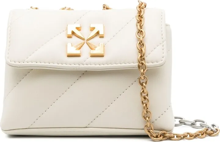 mini Jackhammer quilted leather shoulder bag