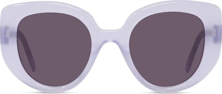 Curvy 49mm Gradient Butterfly Sunglasses